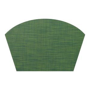Woven Set of 6 Heat Resistant Water Proof Table Mats 18x12 inch Green